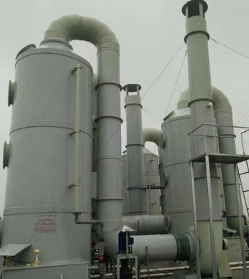 Torre de dessulfuração de FRP industrial de longa duração / Limpador de purificação de gás GRP