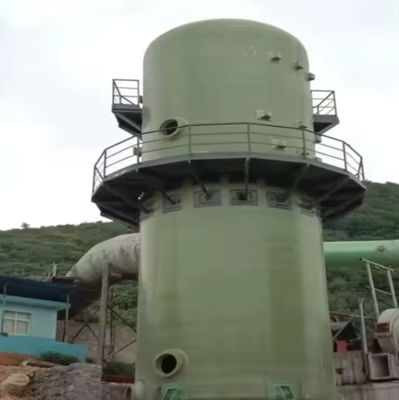 Desulfurizador de gases de combustão / limpador de gases de fibra de vidro industrial GRP torre FRP