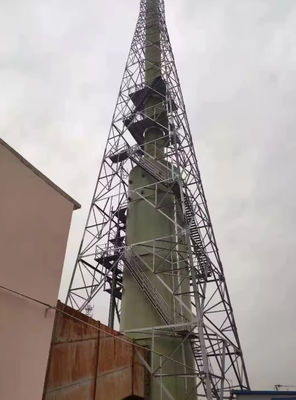 Torre de dessulfuração de FRP de pulverização de camadas múltiplas