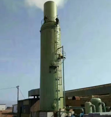 FRP Fibra de vidro Dessulfuração Purificação Torre de Absorção GRP Scrubber FRP Torre