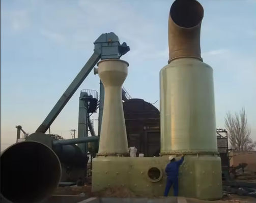 FRP Fibra de vidro Dessulfuração Purificação Torre de Absorção GRP Scrubber FRP Torre
