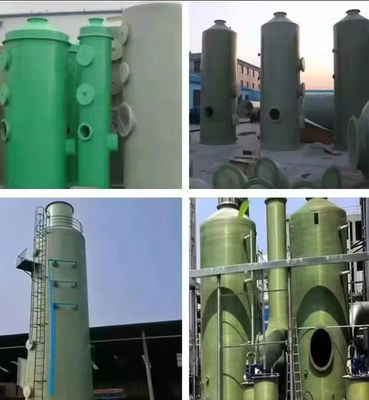 OEM GRP Frp torre de dessulfuração para purificação de gás tratamento de gases de escape