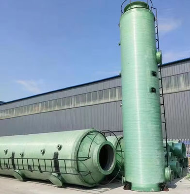 OEM GRP Frp torre de dessulfuração para purificação de gás tratamento de gases de escape