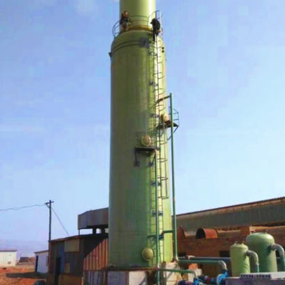 Torre de Dessulfuração de Gás de Combustível de Altura Personalizada Estrutura vertical para tratamento de gases residuais