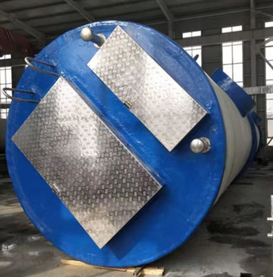 Estação de elevação de esgotos integrada de enorme capacidade Estação de bombagem de águas residuais pré-fabricada