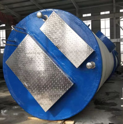 Estação de bombeamento de águas residuais FRP Construção Estação de bombeamento de águas residuais de fibra de vidro pré-fabricada
