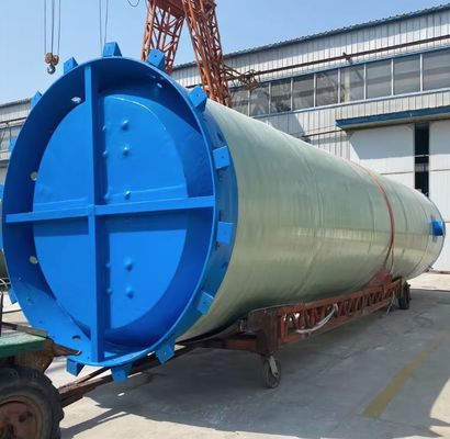 Estação de bomba de FRP submersível integrada pré-fabricada para tratamento de esgoto municipal