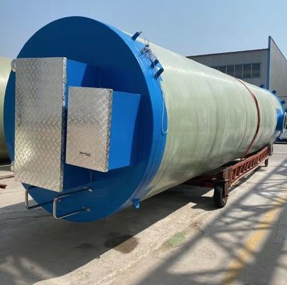 Estação de bomba de FRP submersível integrada pré-fabricada para tratamento de esgoto municipal