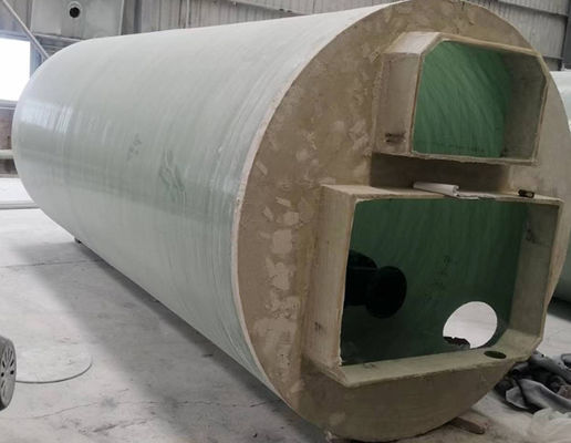 100m3/H Frp Água de chuva Esgoto Estações de bomba pré-fabricadas Estação de bomba de elevação integrada