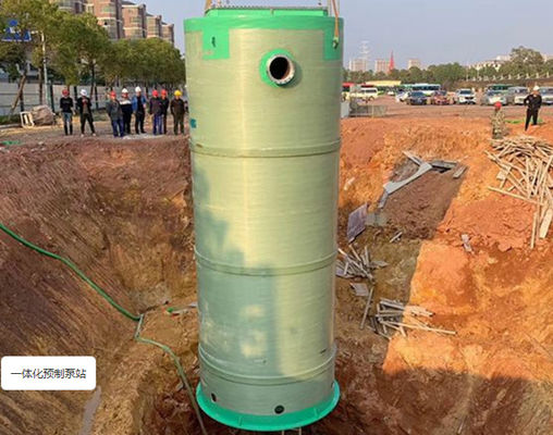 Estação de bomba de FRP integrada pré-fabricada