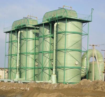 Equipamento de torre de bromo de FRP de alta resistência, torre de purificação de absorção de bromo
