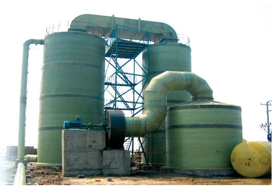FRP GRP Material Torre de Absorção de Bromo Anticorrosião Para Indústria Química