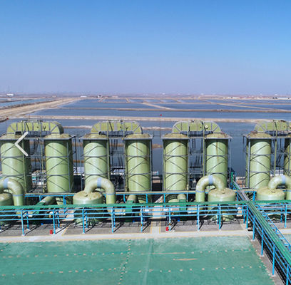 FRP GRP Material Torre de Absorção de Bromo Anticorrosião Para Indústria Química