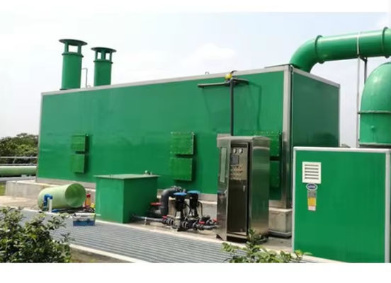 Caixa de desodorização biológica de FRP de aço carbono Grp Filtro de desodorização de gases residuais