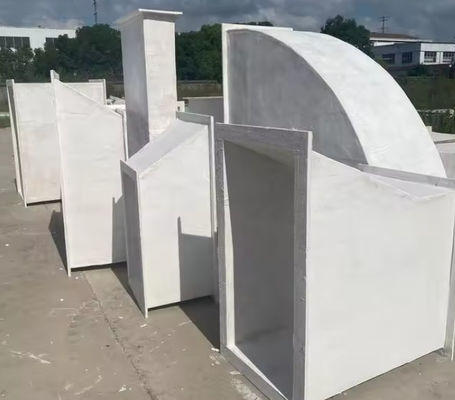 Indústria comercial FRP GRP Tubulação / Tubulação de ventilação