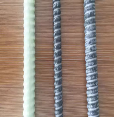 Barras de reforço de fibra de vidro resistentes à corrosão de FRP