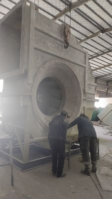 Fener de FRP industrial de baixa ruído GRP Fener centrífugo de FRP à prova de explosão