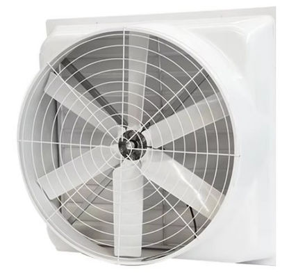 Ventilador de pressão negativa de FRP montado na parede Ventilação de telhado Ventilador de escape de fibra de vidro