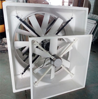 Ventilador de pressão negativa de FRP montado na parede Ventilação de telhado Ventilador de escape de fibra de vidro