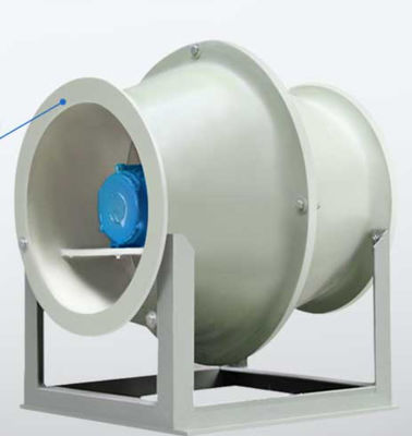 Fibra de vidro reforçada com fluxo inclinado de plástico FRP Ventilador de conversão de frequência