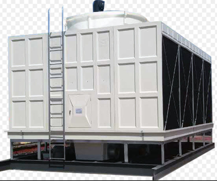 Torre de arrefecimento de FRP de contra-fluxo/crossflow tipo 100-1000 toneladas