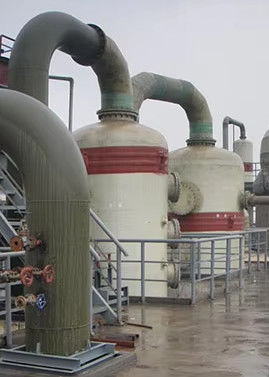 Requisitos de manutenção reduzidos de FRP Torre de absorção de resíduos de gases Colunas recipiente para instalação química