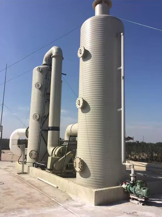 Multicolor Gelcoat FRP Purificação Absorção Torre de absorção de névoa ácida personalizado