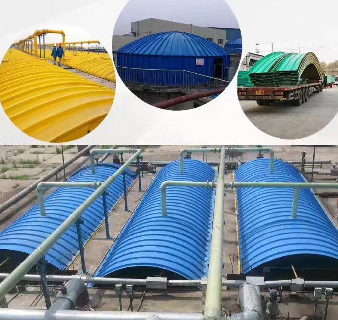 Forma curva ou plana Placa de cobertura GRP FRP, Fibra de vidro