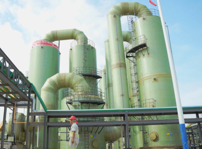 FRP leve GRP Torre de extração de bromo Menos manutenção para produção de água do mar